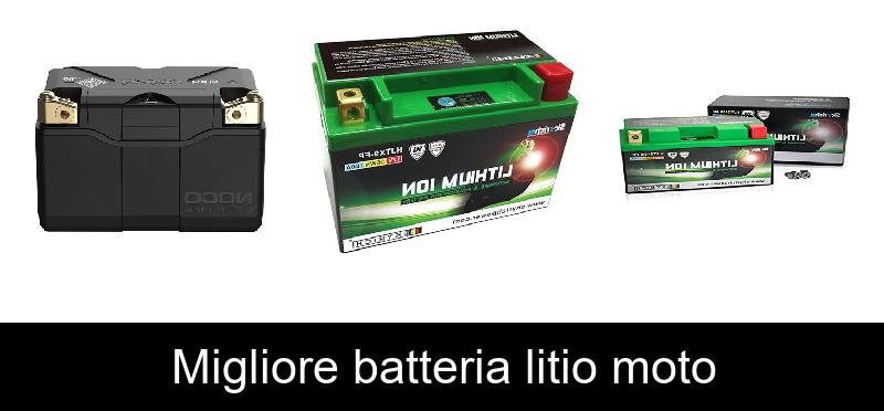 Migliore batteria litio moto