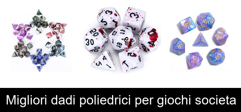 Migliori dadi poliedrici per giochi societa