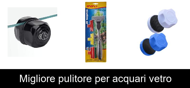 Migliore pulitore per acquari vetro