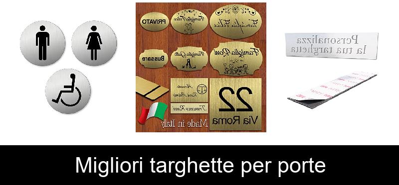 Migliori targhette per porte