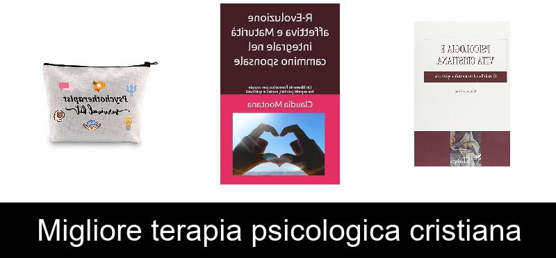 Migliore terapia psicologica cristiana