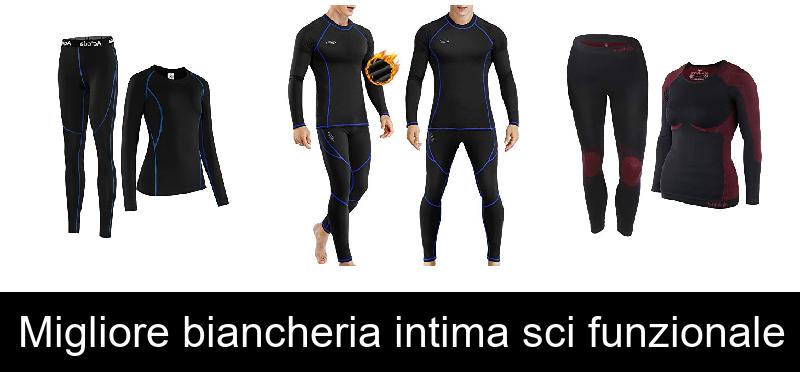 Migliore biancheria intima sci funzionale