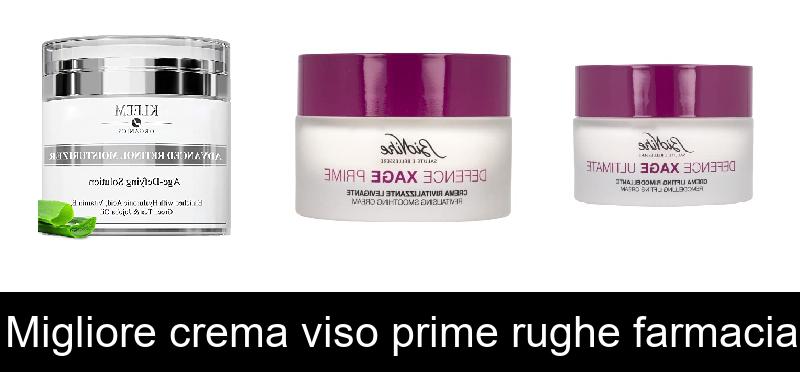 Migliore crema viso prime rughe farmacia