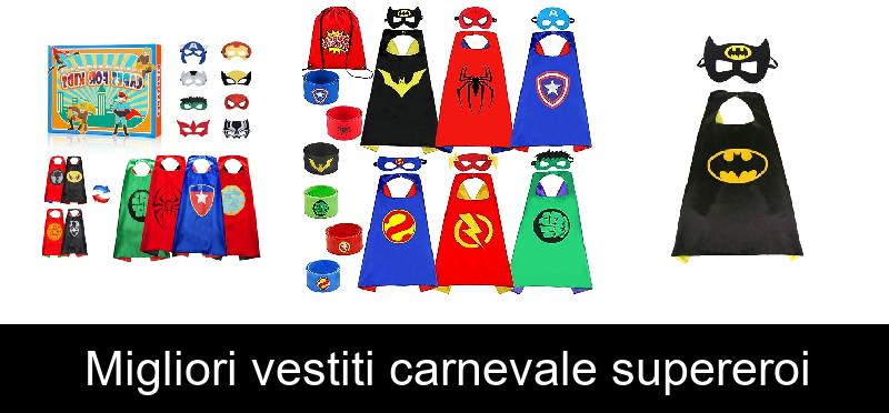 Migliori vestiti carnevale supereroi