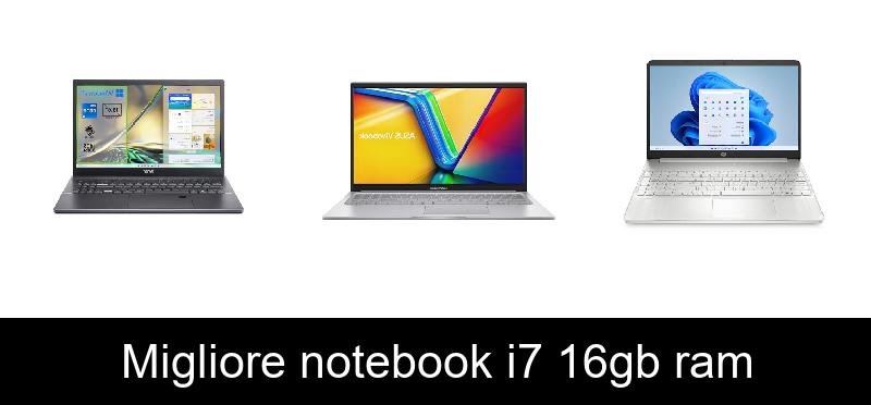 Migliore notebook i7 16gb ram