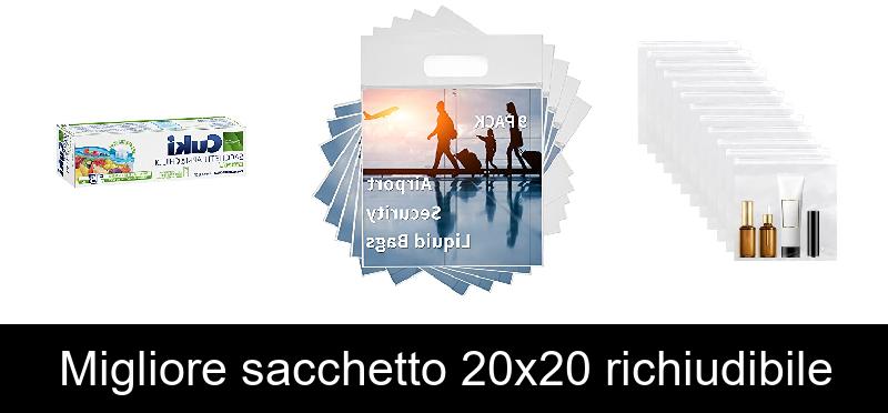 Migliore sacchetto 20×20 richiudibile