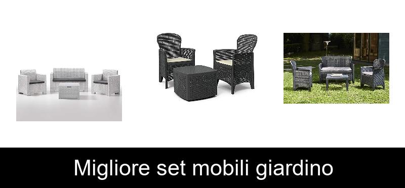 Migliore set mobili giardino