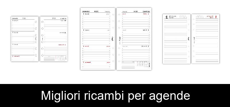 Migliori ricambi per agende