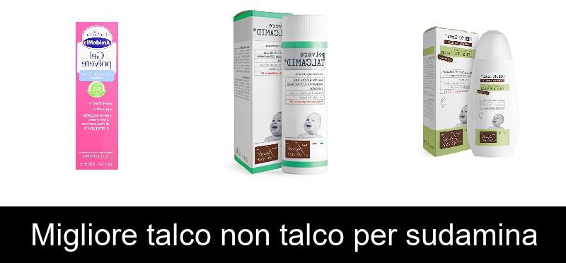 Migliore talco non talco per sudamina